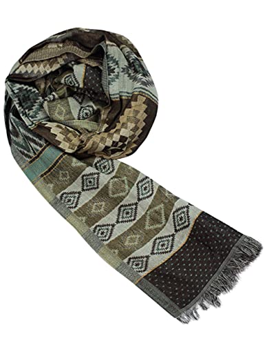 Sunsa Damen/Herren Schal, weich Winter Halstuch aus Baumwolle & Viskose. Große Unisex Herbst Winterschal. Tücher & Schals als Geschenkidee für Männer oder Frauen von Sunsa
