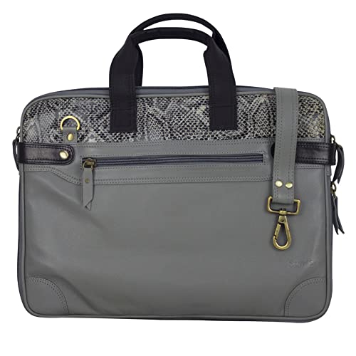 Sunsa Damen Laptoptasche Notebook Bag. Leder Business Tasche. Groß Handtasche. Umhängetasche für Laptop bis 15 Zoll. Büro Ledertasche. Damentasche DIN A4 geeignet als Aktentasche von Sunsa