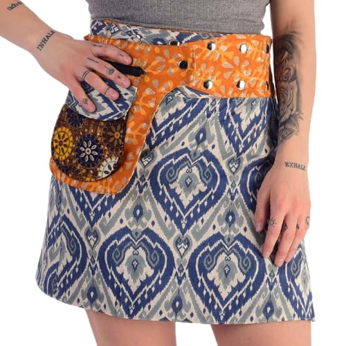 Sunsa Rock Damen. Wickelrock Damen kurz. Sommerrock. Boho Rock. Hosenrock. Sommer Röcke für Frauen. Mini Skirt. Minirock. Skirts for Women. von Sunsa