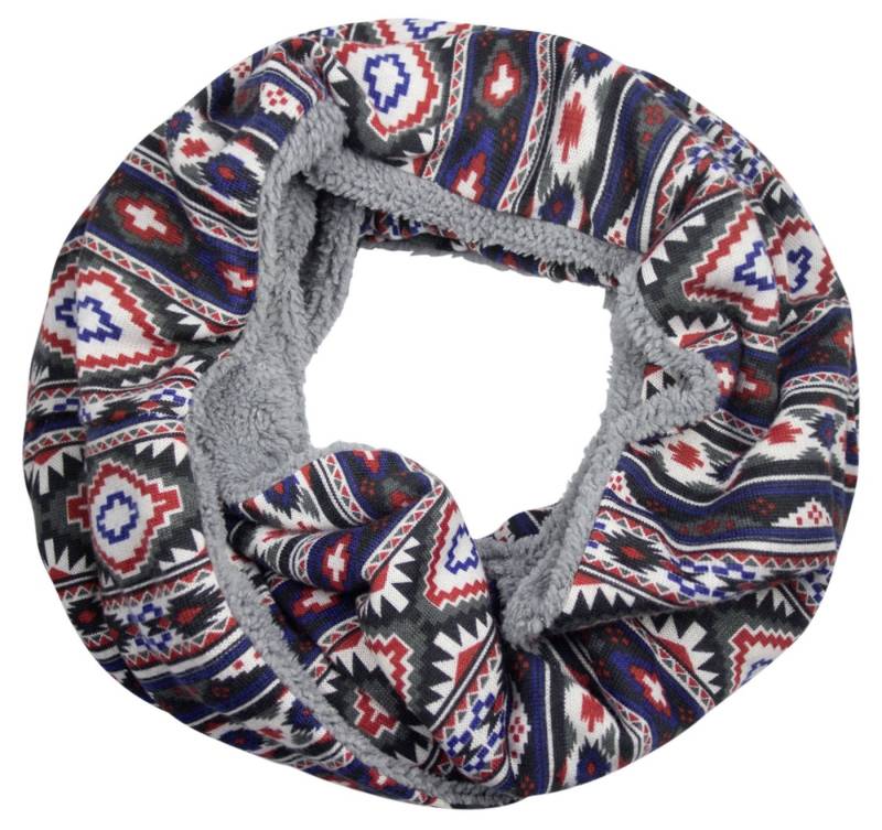 Sunsa Fleeceschal Sunsa Schlauchschal Winter Loopschal. Fleece Halstuch., 2 Lagig von Sunsa