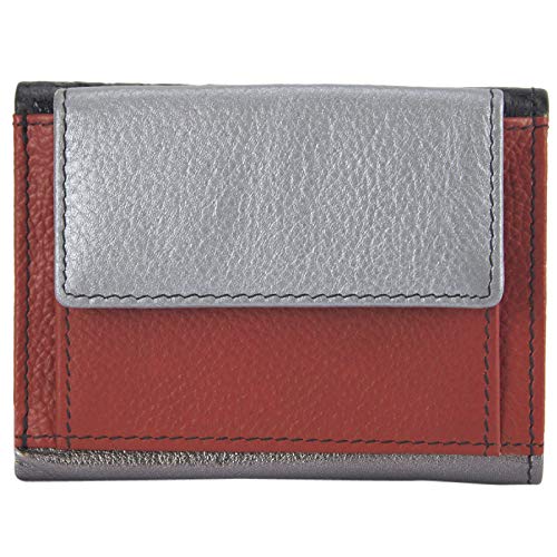 Sunsa Damen Portemonnaie mit RFID Schutz. Geldbörse. Kleiner Geldbeutel. Leder Brieftasche mit viele Kreditkarten Fächer. Geldtasche Wallet Purses for Women von Sunsa