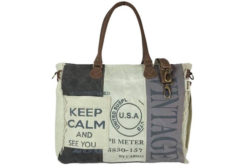 Sunsa Handtasche Handtasche XXL Tasche Strandtasche Weekender Schultertasche, enthält recyceltes Material von Sunsa