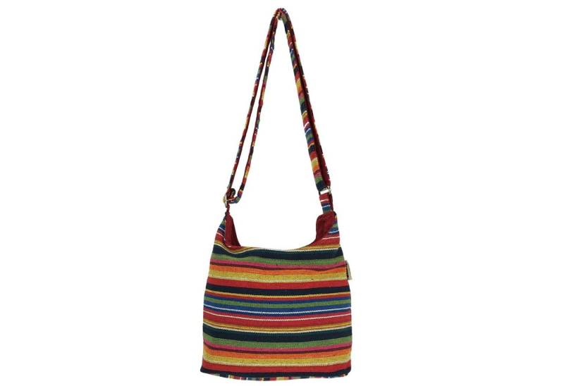 Sunsa Hobo Hobo Tasche, Vegane nachhaltige Umhängetasche Crossbody Crossover, Streifen Design von Sunsa