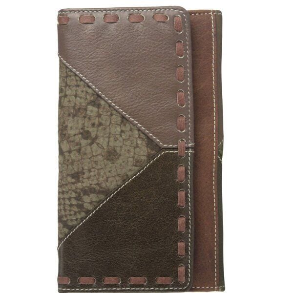 Sunsa Leder Geldbörse Damen Portemonnaie Brieftasche großer Geldbeutel von Sunsa