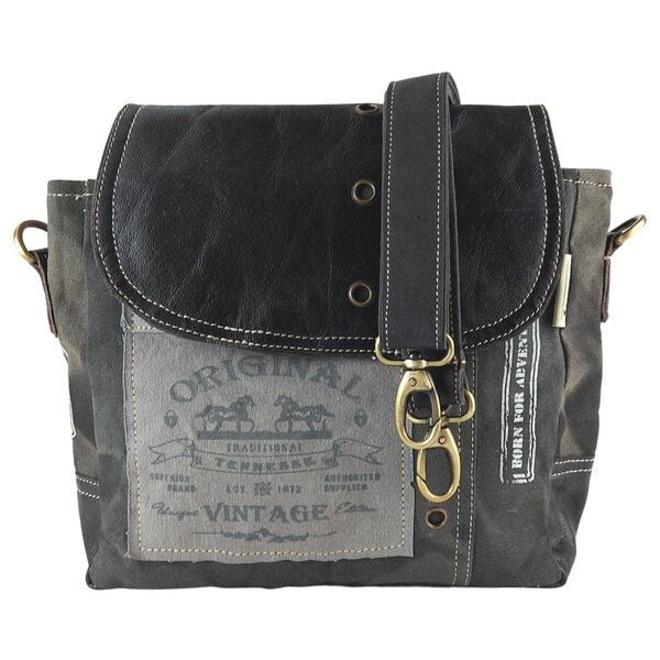 Sunsa Messenger Tasche Vintage Umhängetasche Canvas Schultertasche Mittelgroße Corssbody Bag von Sunsa