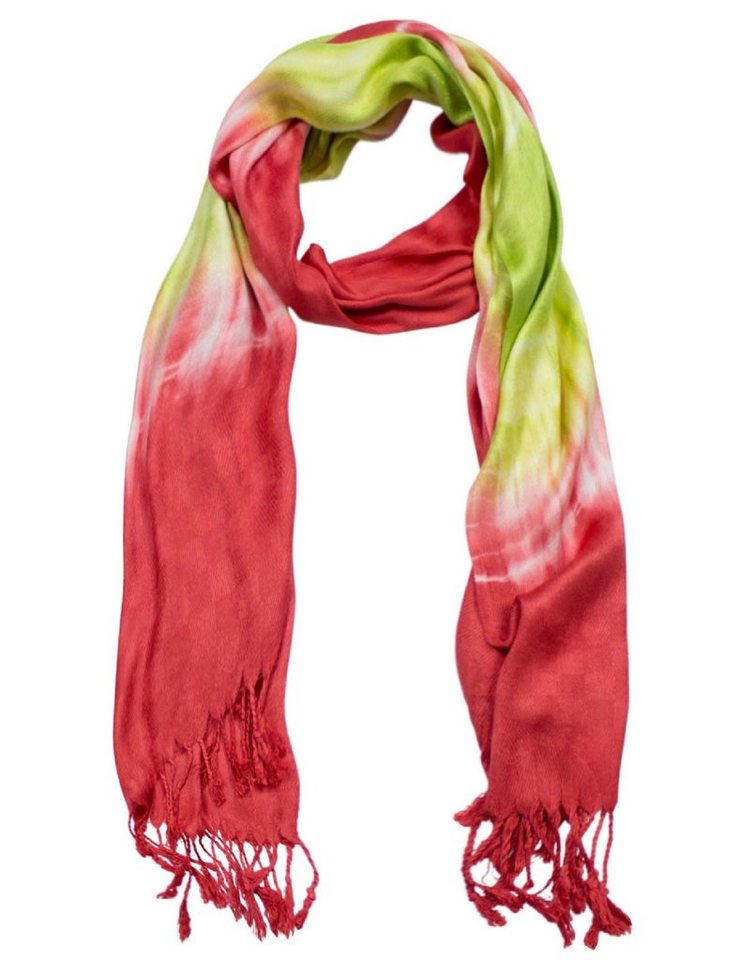 Sunsa Modeschal Damen Schal Tuch Viskose Halstuch Scarf mit Blumen, Tiy Diyed still von Sunsa