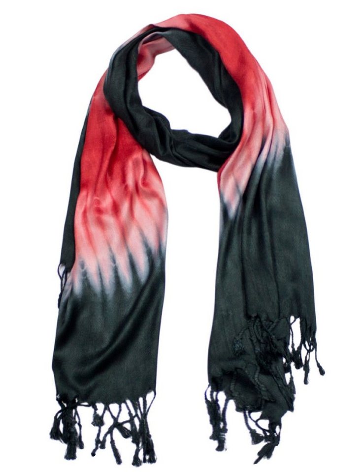 Sunsa Modeschal Damen Schal Tuch Viskose Halstuch Scarf mit Blumen, Tiy Diyed still von Sunsa