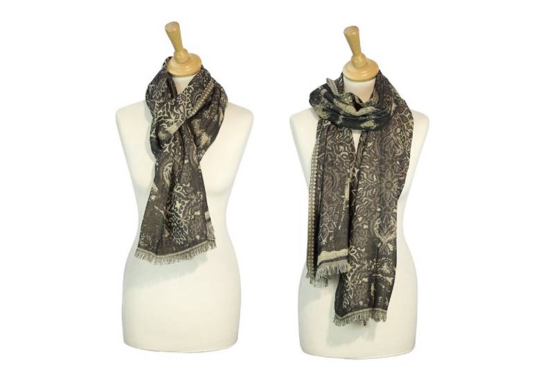 Sunsa Modeschal Winterschal Große Halstuch Herren Schal aus Baumwolle Viskose von Sunsa