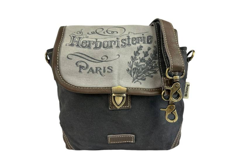 Sunsa Umhängetasche Damen Messenger Tasche mit Mandala Schultertasche Umhängetasche, Echte Leder und Canvas mit Aufdruck von Sunsa