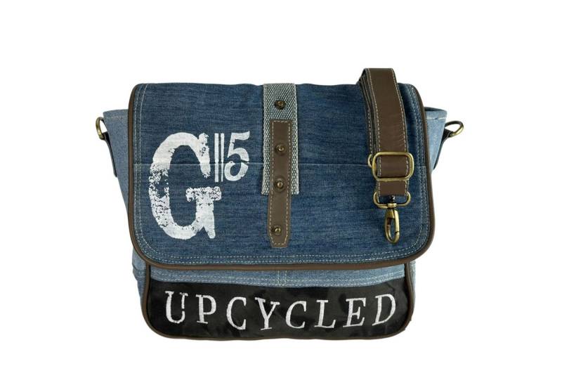Sunsa Umhängetasche Jeans Messengertasche, Recycelte Jeans Umhängetasche von Sunsa
