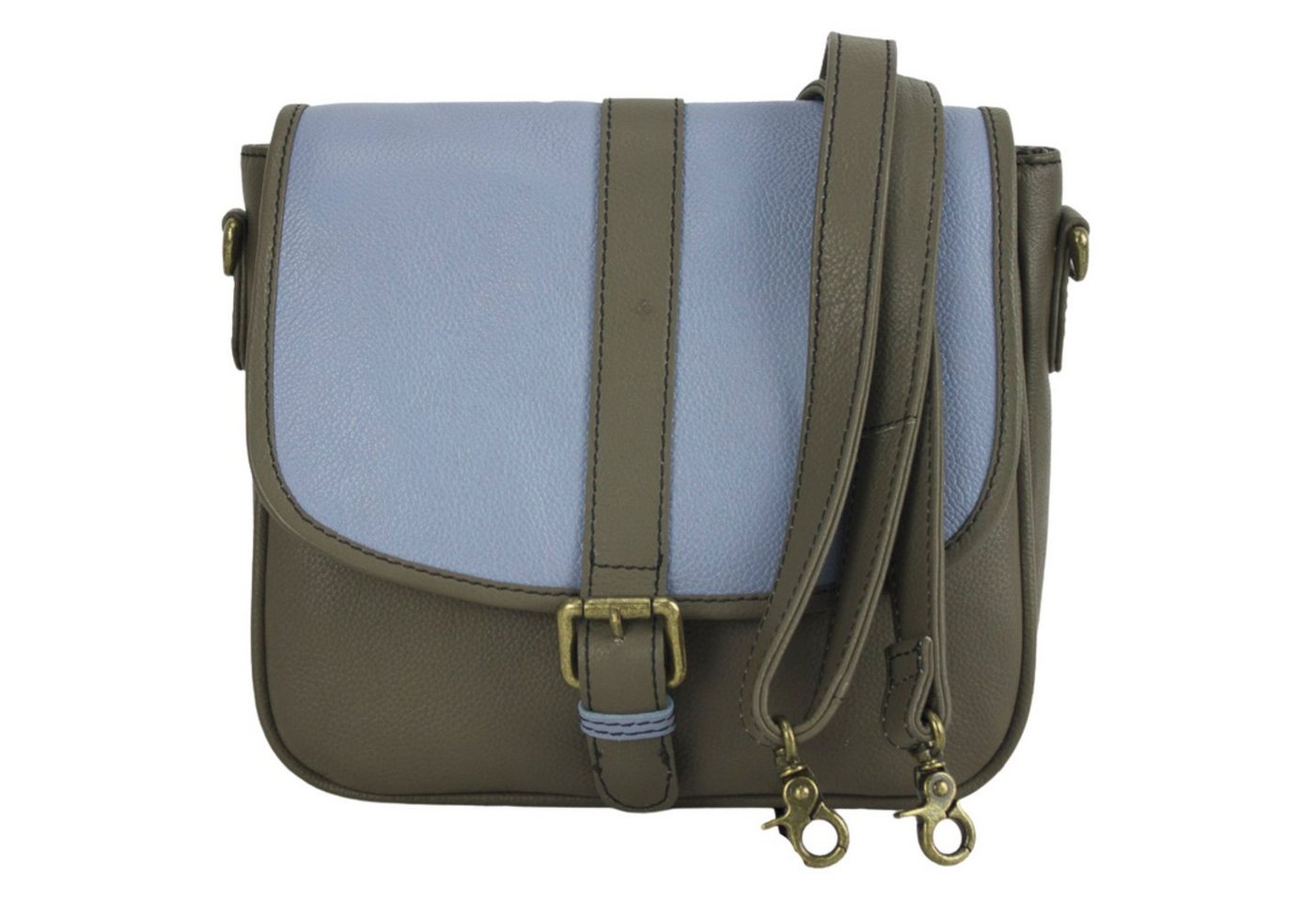 Sunsa Umhängetasche Leder Damen Umhängetasche. Bunter Crossbody Bag Ledertasche, echt Leder aus Lederresten von Sunsa