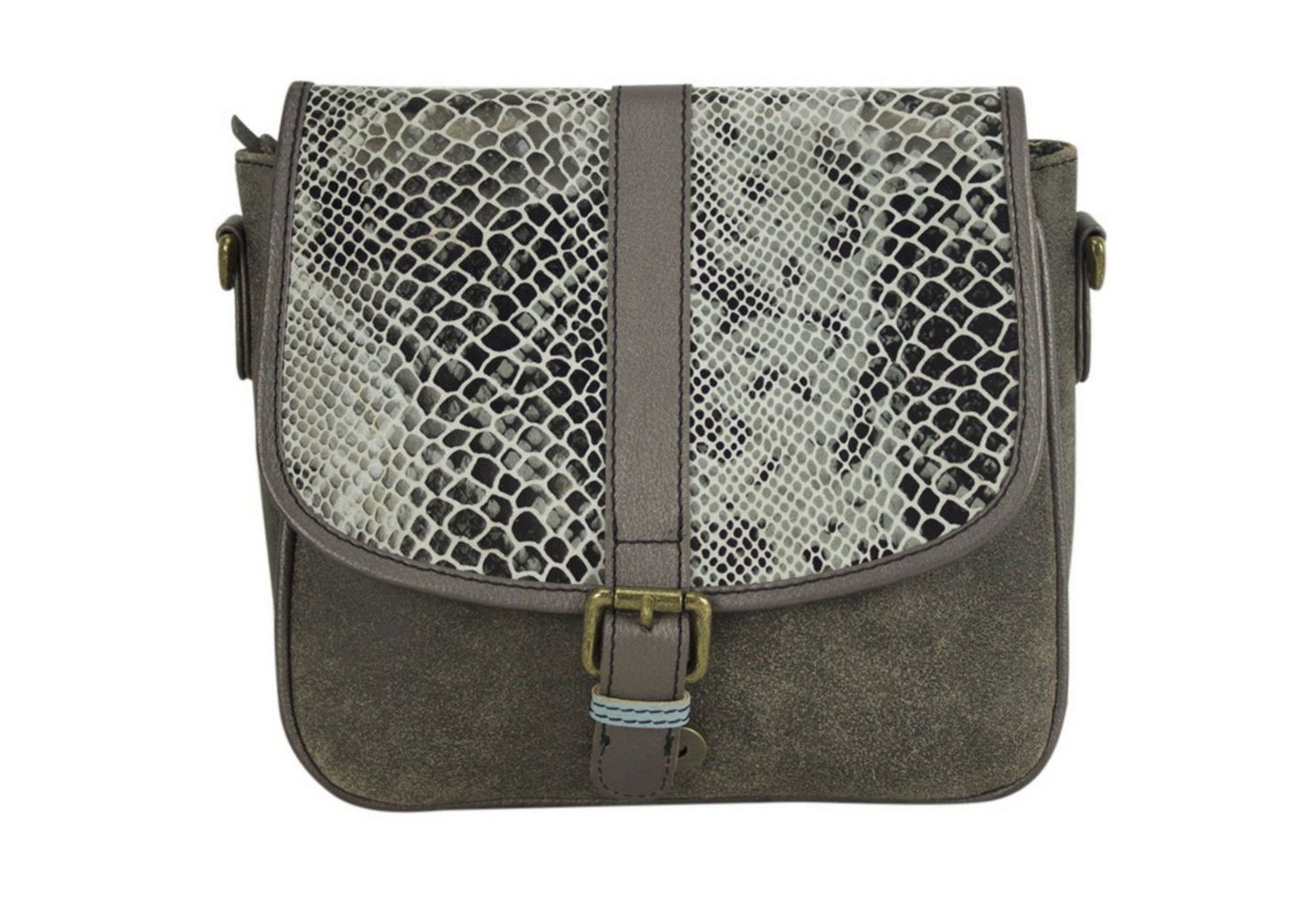 Sunsa Umhängetasche Leder Damen Umhängetasche. Bunter Crossbody Bag Ledertasche, echt Leder aus Lederresten von Sunsa