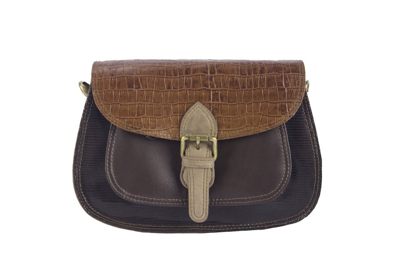 Sunsa Umhängetasche Leder Damen Umhängetasche. Bunter Crossbody Bag Ledertasche, echt Leder von Sunsa