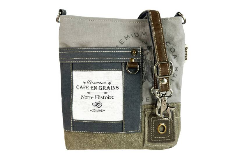 Sunsa Umhängetasche Sunsa Umhängetasche. Graue Crossover Tasche. Vintage Schultertasche, Abnehmbarer Henkel von Sunsa