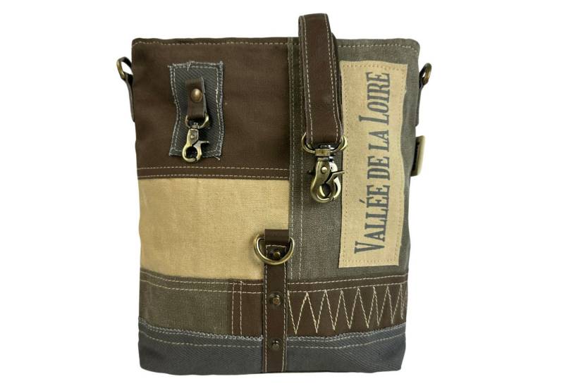 Sunsa Umhängetasche Sunsa Umhängetasche. Graue Damentasche Vintage Handtasche, Strapazierfähig, robust, Pflegeleicht von Sunsa