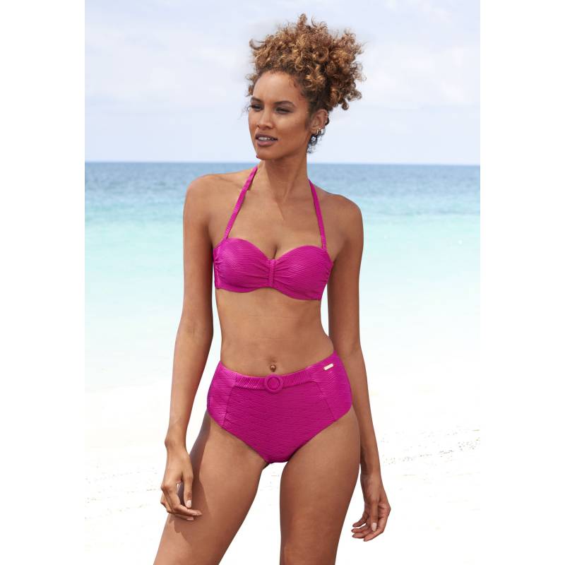 SUNSEEKER Highwaist-Bikini-Hose Damen pink Gr.40 von Sunseeker