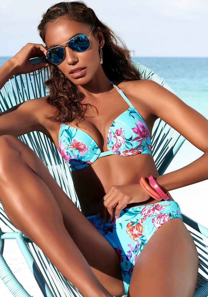 Sunseeker Push-Up-Bikini-Top Modern, mit Blumenprint von Sunseeker