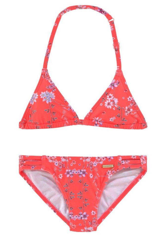 Sunseeker Triangel-Bikini Ditsy Kids mit sommerlichem Print von Sunseeker