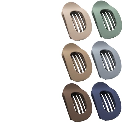 6 Stück Haarklammern für Damen,Entenschnabel Haarspange,Flat Claw Clip,Flache Haarklammern,Haarspangen Damen,Haarklammer,Französisches Haarspangen Damen,Haarreifen von Sunshine smile
