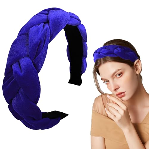 Samt Haarreif Dunkelblau,4.5cm Geflochtene Stirnbänder für Damen,Samt Haarreifen,Vintage Gepolsterte Haarreifen,Haarreif Dirndl,Dirndl Geflochten Stirnband Samt Haarreif Dunkelblau,4.5cm Geflochtene Stirnbänder für Damen,Samt Haarreifen,Vintage Gepolsterte Haarreifen,Haarreif Dirndl,Dirndl Geflochten Stirnband von Sunshine smile