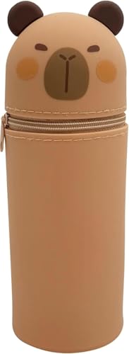 Silikon Federmäppchen,Federmäppchen Reißverschluss,Pencil case,Federmäppchen aus Weichem Silikon,Cartoon Federmäppchen,Unisex Stiftemappe,Stiftetasche Pencil Case,Große Kapazität Briefpapier Pouch von Sunshine smile