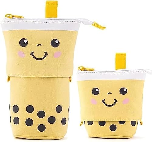 Sunshine smile Federmäppchen Mädchen, Cartoon Bleistifthalter, Tasche Schreibwarenetui, Stiftetasche Pencil Case, Teleskopisch Mäppchen, Student Federmäppchen von Sunshine smile