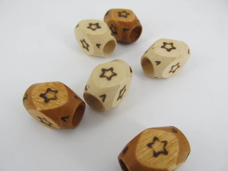 stern Holz Gebrannte Dreadperle Hell Oder Dunkel 9 Mm Perlenloch stern Holz Gebrannte Dreadperle Hell Oder Dunkel 9 Mm Perlenloch von SunshineDreadBeads