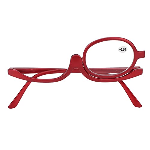 SunshineFace Make-up-Lesebrille, Lupe, Drehgelenk, Einzellinse für Frauen, Kosmetikleser, aufklappbare Linse, Lupe (+2,5) von SunshineFace