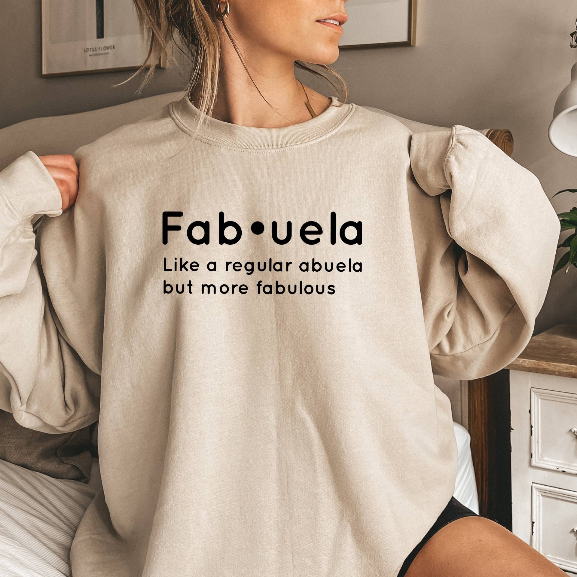 Fabuela Definition Oma Sweatshirt | Geburtstagsgeschenk Glamma Mom Life Pullover Nana Mutter-Tages-Sweatshirt Fabuela Definition Oma Sweatshirt | Geburtstagsgeschenk Glamma Mom Life Pullover Nana Mutter-Tages-Sweatshirt von SunshineGarments