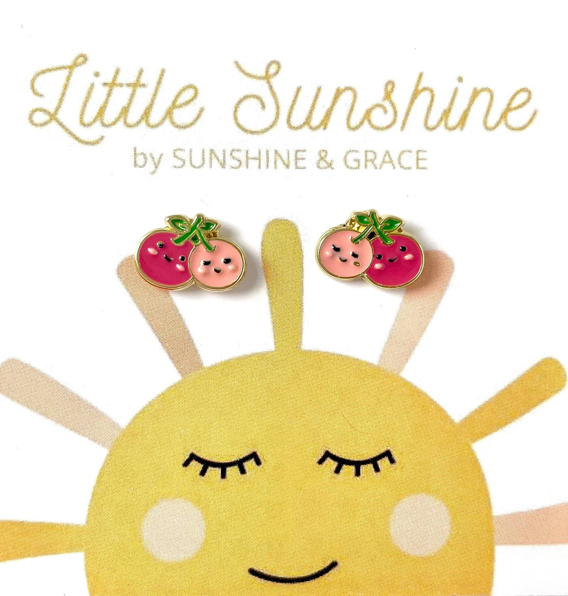 Sehr Kirsch Ohrstecker, Ohrringe, Ohrringe Für Mädchen, Kleine Mädchen Tween von SunshineGraceJewelry