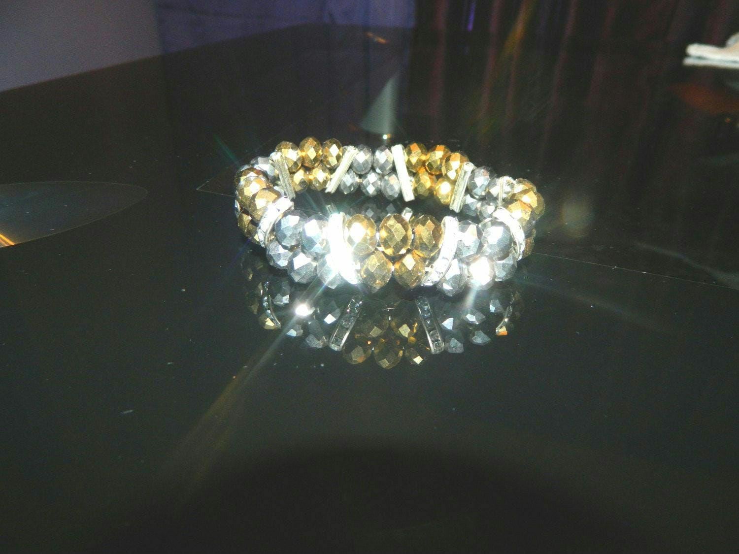 Kristall Perlen Armband Kristall Perlen Armband von Sunshinelines