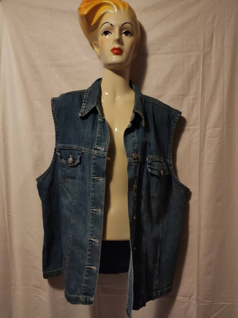 Vintage Jeansweste Fair Lady Gr. Xl | 44/46 von SunsideVintage