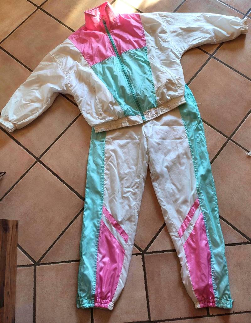 Vintage Jogger Trainingsanzug Set Flagship 2-Teiler Sweatjacke & Hose 90Er von SunsideVintage