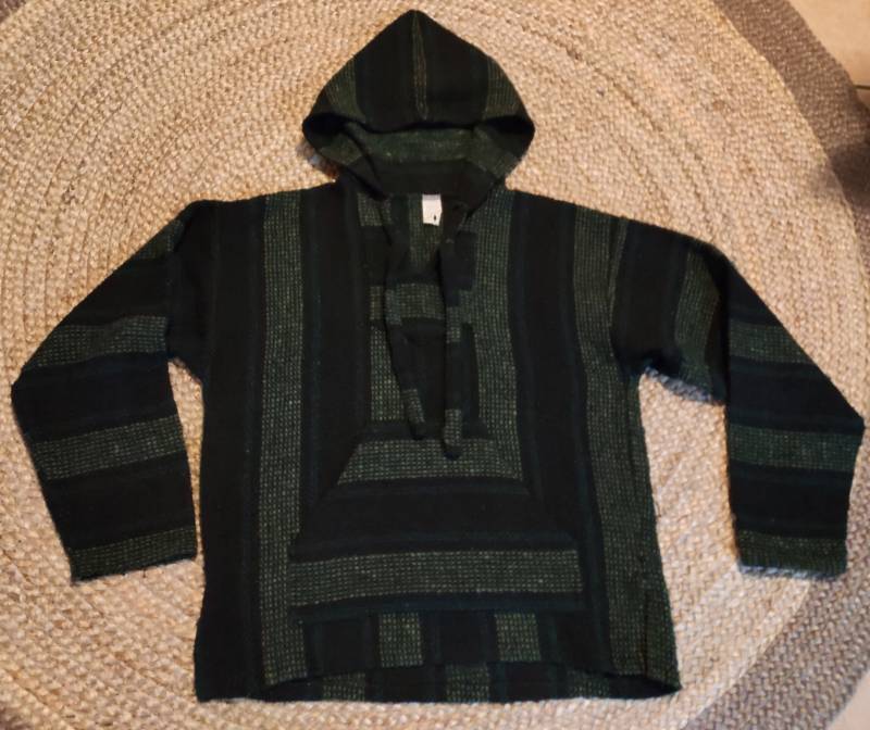 Vintage Kaputzenjacke Gr. L Wolljacke Hippie 90Er von SunsideVintage