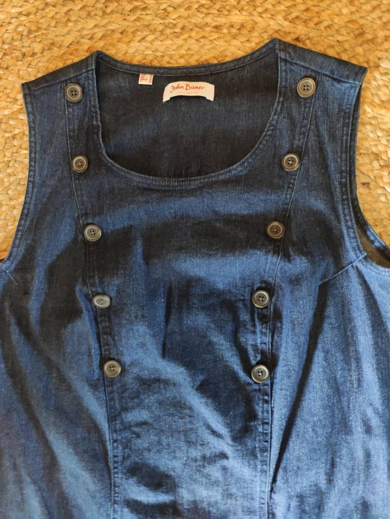 Vintage Kleid John Baner Baumwolle Gr. 48 | Kleiner von SunsideVintage