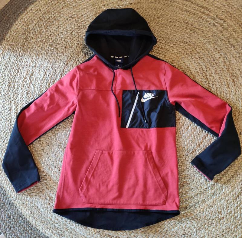 Vintage Nike Hoodie Kapuzenpullover Pullover Baumwollmischung 90Er von SunsideVintage