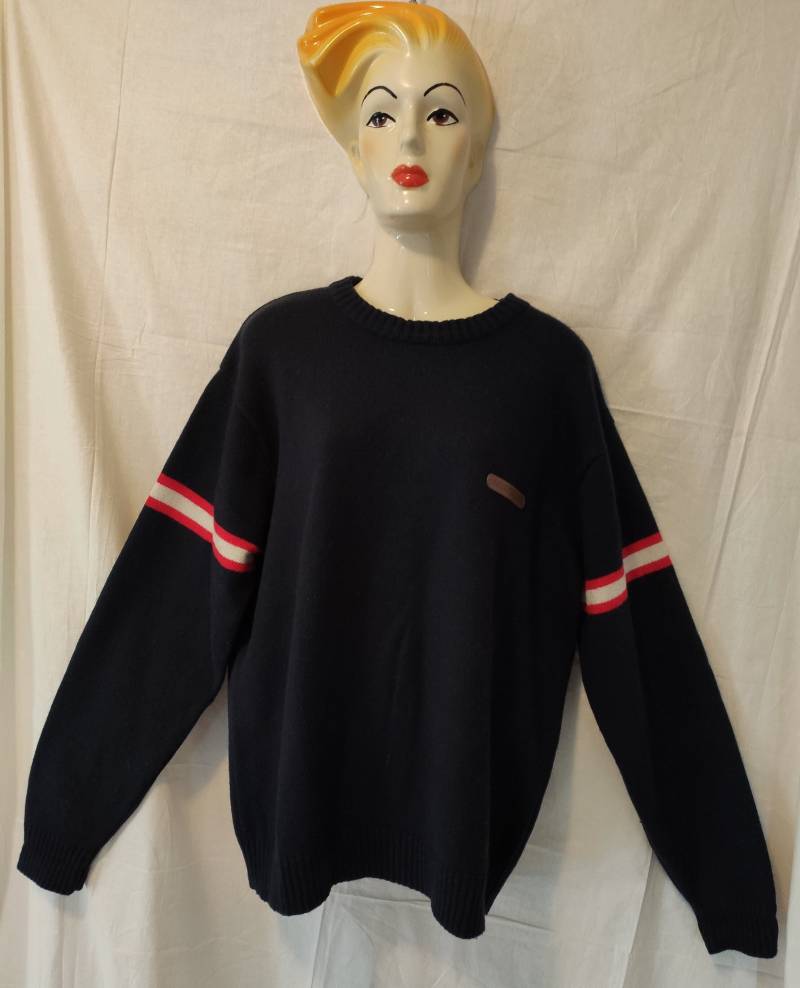 Vintage Pullover Strickpullover Nordcap Large Wolle Acryl 90Er von SunsideVintage