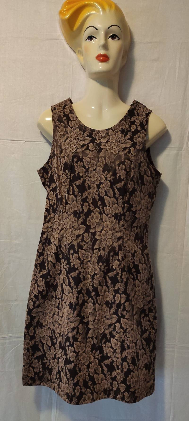 Vintage Sommerkleid Collection Braun Gr. 36 90Er von SunsideVintage