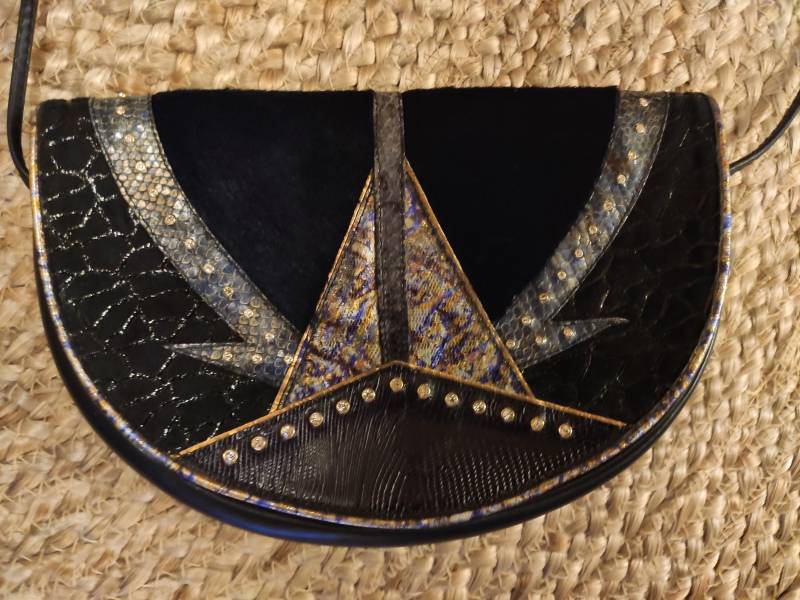 Vintage The Patterson Ledertasche Handtasche 70Er von SunsideVintage