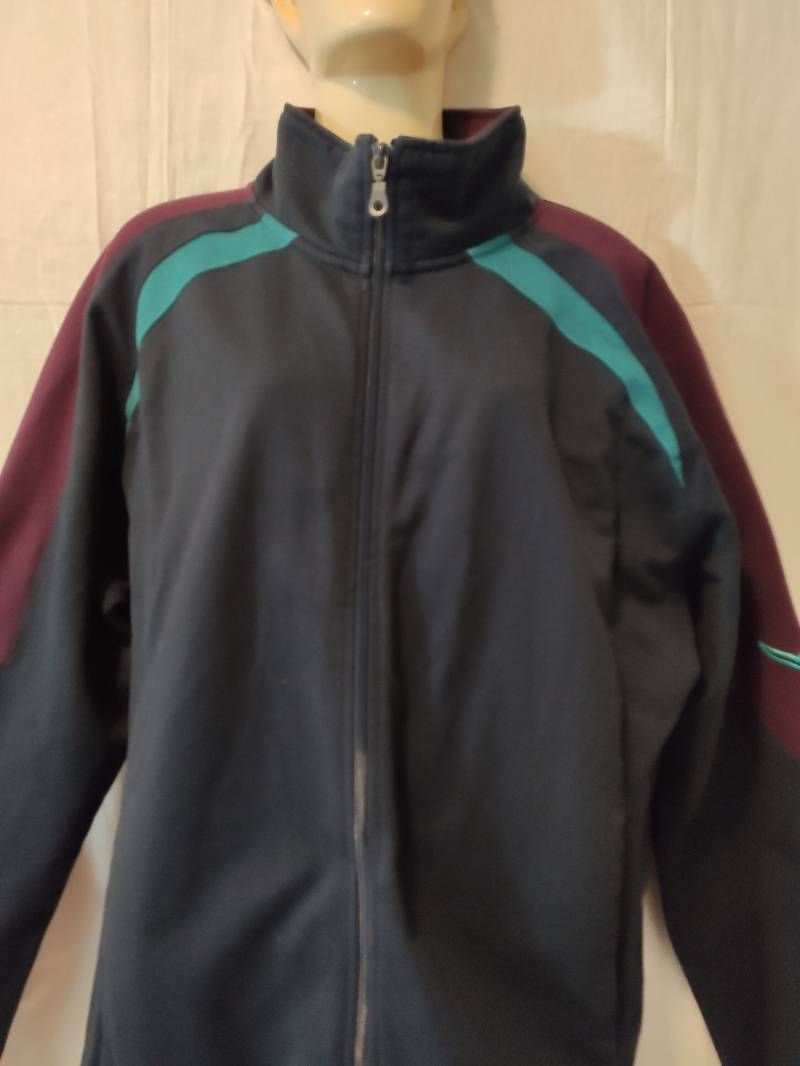 Vintage Trigema Sweatshirtjacke Jacke Gr. L Baumwolle Blau 90Er von SunsideVintage