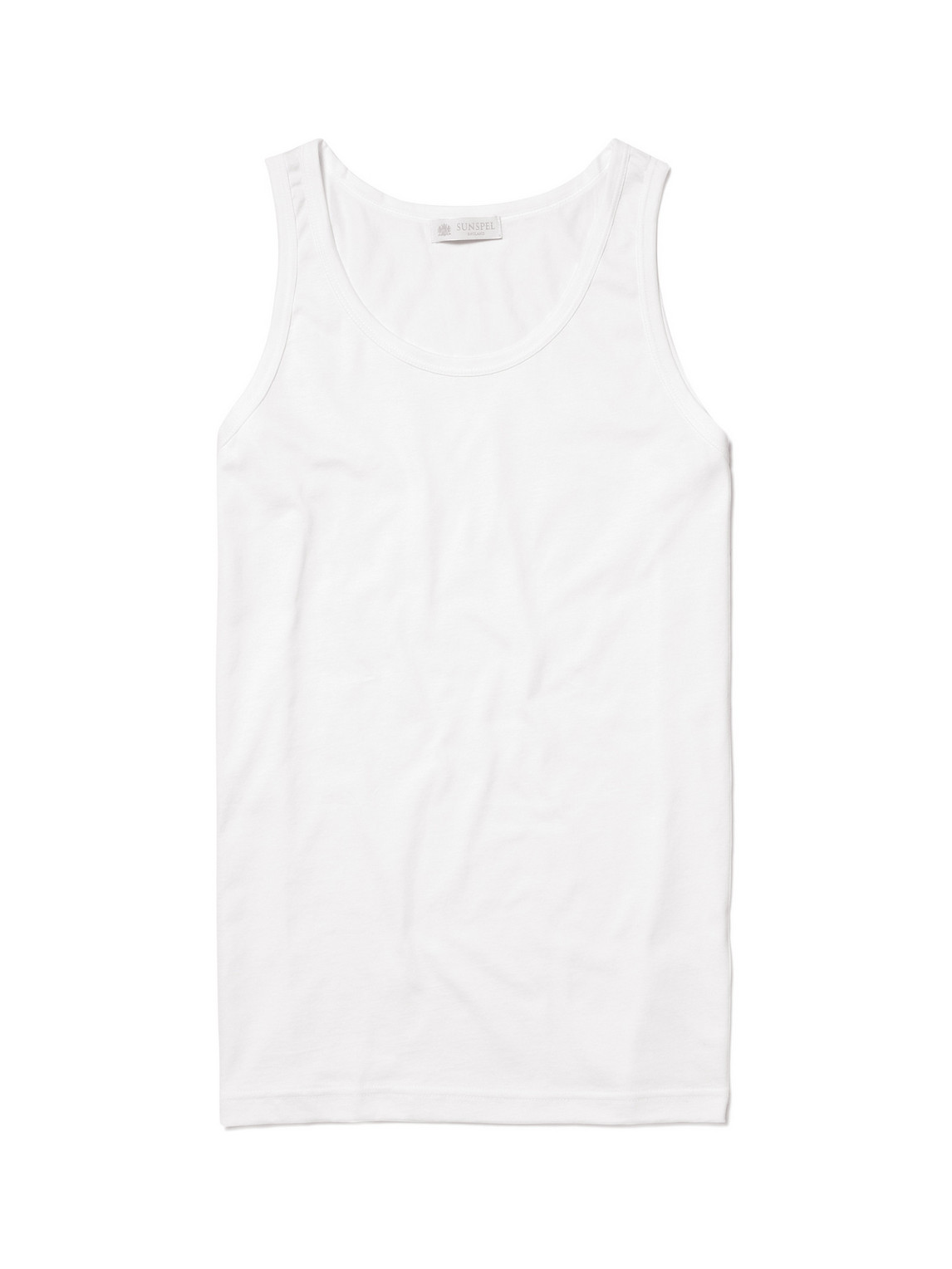Sunspel - Cotton-Jersey Tank Top - Men - White - L von Sunspel
