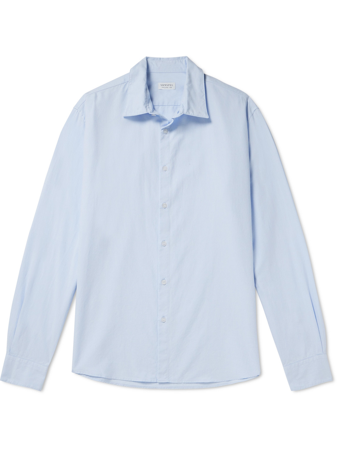 Sunspel - Cotton Oxford Shirt - Men - Blue - XL von Sunspel