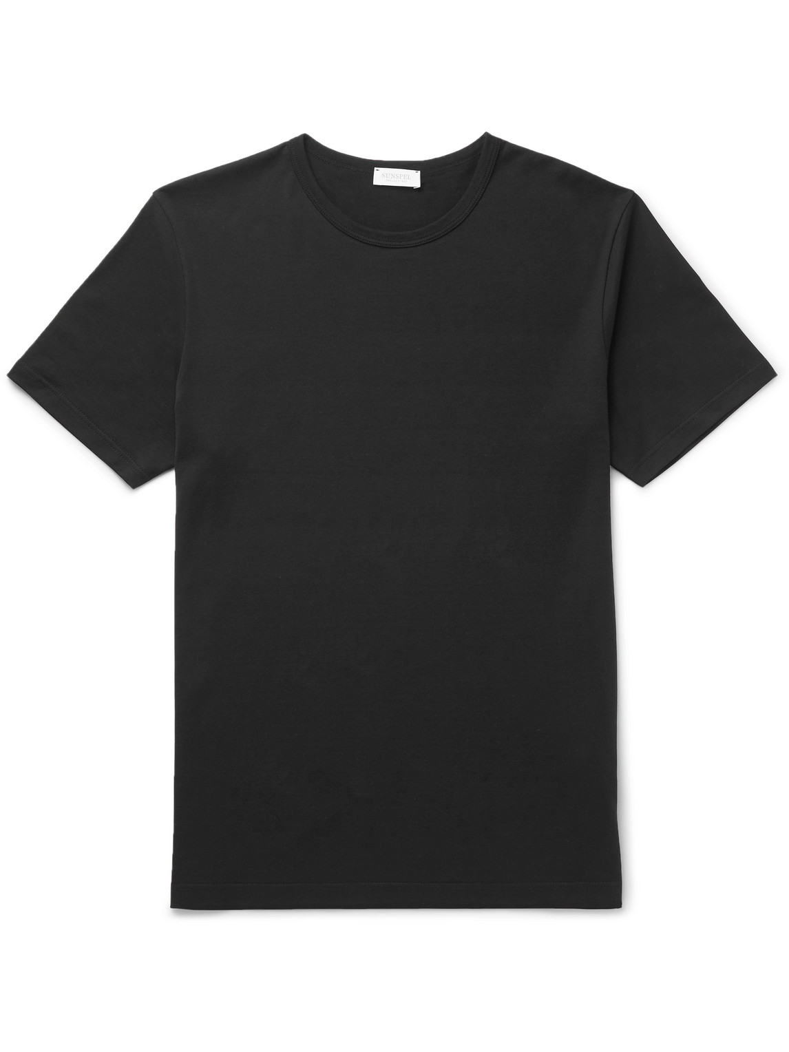 Sunspel - Slim-Fit Cotton-Jersey T-Shirt - Men - Black - M von Sunspel