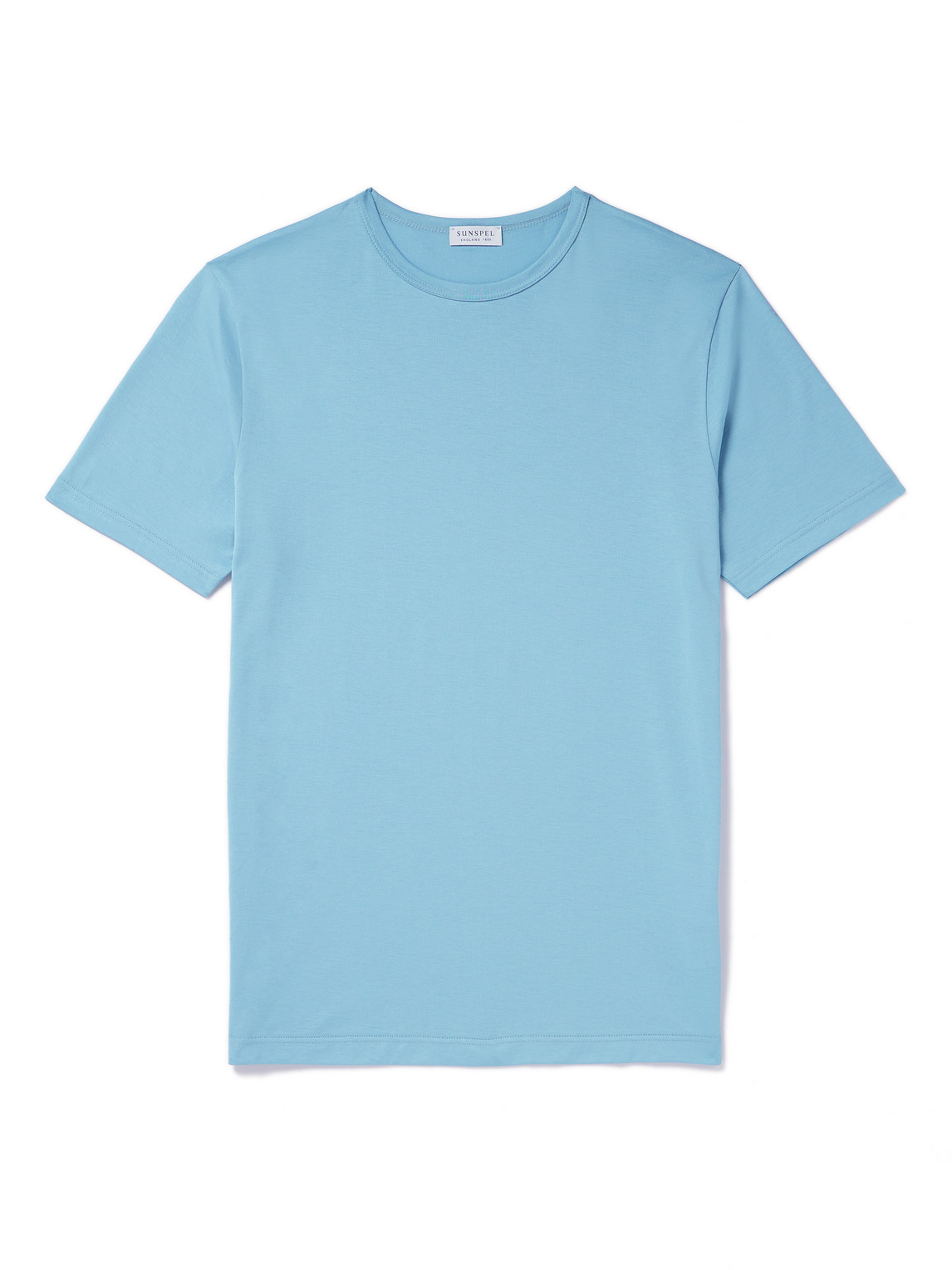 Sunspel - Slim-Fit Cotton-Jersey T-Shirt - Men - Blue - XXL von Sunspel