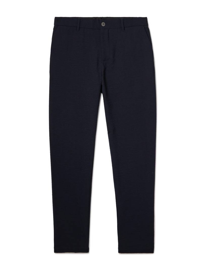 Sunspel - Straight-Leg Wool-Blend Seersucker Trousers - Men - Blue - 34W 32L Sunspel - Straight-Leg Wool-Blend Seersucker Trousers - Men - Blue - 34W 32L von Sunspel