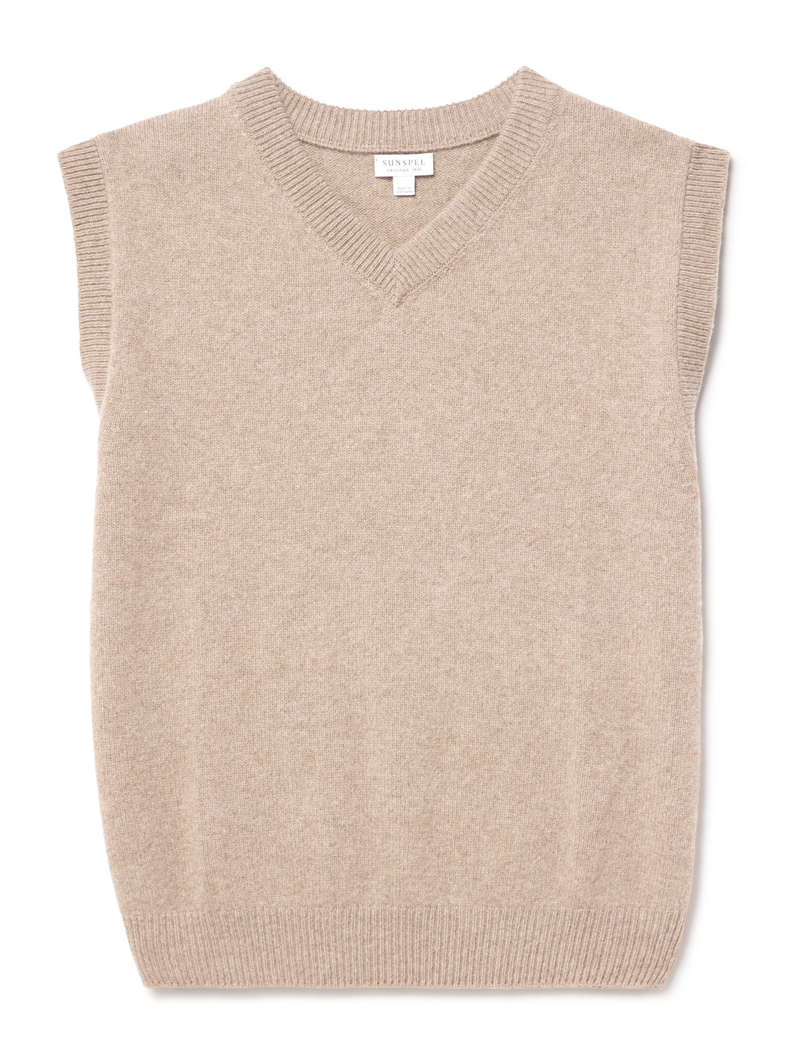 Sunspel - Wool Sweater Vest - Men - Neutrals - L von Sunspel