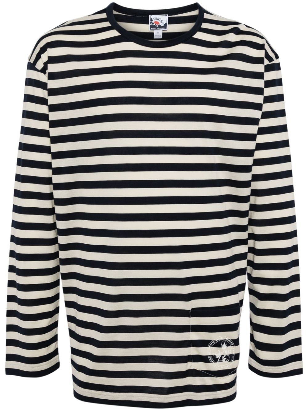 Sunspel x Nigel Cabourn striped cotton T-shirt - Blau von Sunspel