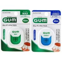 Gum Dental Floss Wax Flat von Sunstar