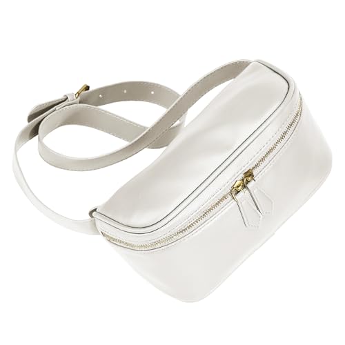 Sunwel Fashion Umhängetasche für Damen, modische Bauchtasche, lässige Brusttasche, Crossbody-Tasche, Weiss/opulenter Garten, Bauchtasche von Sunwel Fashion