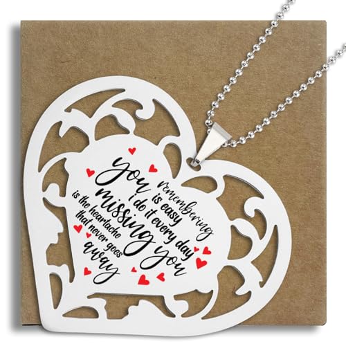 Gedenk-Ornament "Remembering You is Easy, Missing You Never Goes Away", Andenken, Geschenk in liebevoller Erinnerung, hängende Ornamente, S2 x 28 Gedenk-Ornament "Remembering You is Easy, Missing You Never Goes Away", Andenken, Geschenk in liebevoller Erinnerung, hängende Ornamente, S2 x 28 von SunyJone